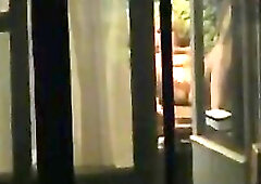 Spying my mother masturbating throughout court yard window