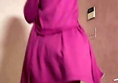 Any wang is admirable for this impatient blond MILFs throat and snatch