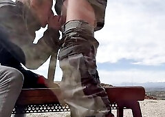 Accidental Oral-job Outdoors - I Cum Fast in His Throat, They Nearly Watch Us, Risky Homemade Sex