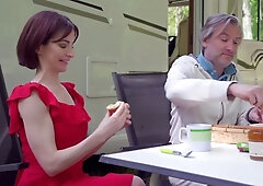 Good-looking doll with awesome ass Ava Courcelles is enjoying anal