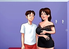 Boobs, korean big boobs, cartoon animated