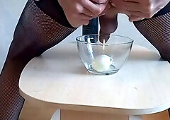 A few slimy sack of babymakers lightly inject a developed pucker