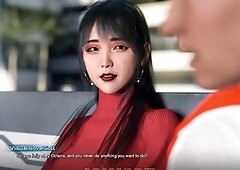 Nude models, cartoon fantasy, nerd