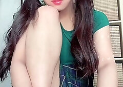 Cute asian teen with a big cock jerking on cam realteenscam