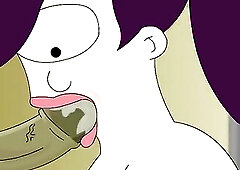 Futurama - Anime Leela's Job - Sex Comics Toon POV