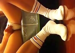 Me jerking off in socks