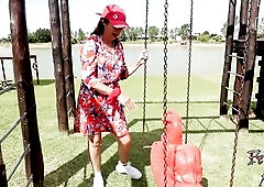 I walk throughout a public park and play in a hammock for u. SAFE FOR WORK mother I'd like to fuck. Send a mail 4 custom