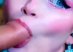 Blonde Cock Sucker Pleasures Her Lover
