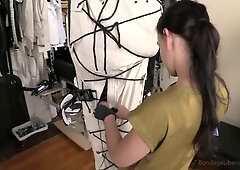 Patrick goes to the house of Elise Graves and gets tied up