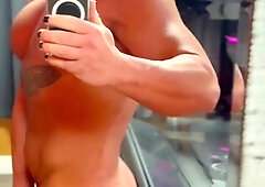 Nude Flexing and Tanning for Mexico