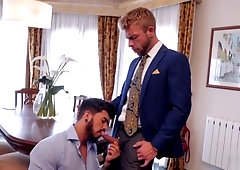 Latin gay flip flop and cumshot