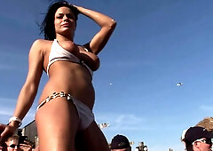 Spring Break Whipped Cream Fun