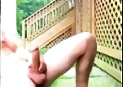 MJB45 Naked Outdoor Wank - this is me