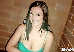 Cock sucking, blowjob in car