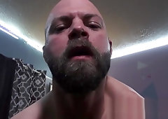 Studs balls squishing with every stroke in the fleshlight