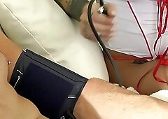 Shemale nurse Nadia Love anal by patient