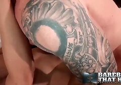 Italian Bear Rocco Steele Tearing Chinese Fuck-Hole apart