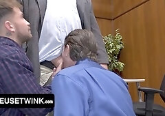 Jack starts a new job and gets a warm welcome from his coworker Keith