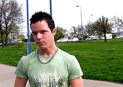 Totally straight dude fucking a guy with a REAL thick dick