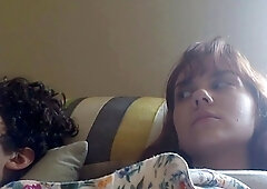 Milf brunette masturbating with toy ass