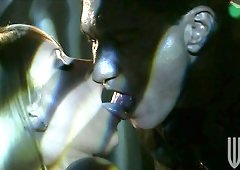 Passionate babe Ahryan Astyn gives blowjob after pussy licking episode