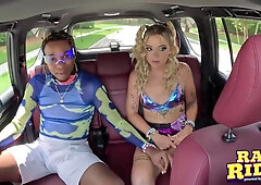 Blonde Raver Sucks And Fucks Black Boyfriends Cock In Uber Bbc