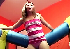 After This Oriental Minx Had Her Tight Snatch Pleasured, She Went On To Make Her Mans Dick Cum Hard