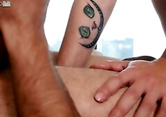 GayRoom - Bulge Andy Banks bends over