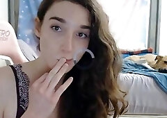 Beautiful shemale gives blowjobs and takes it all in the ass