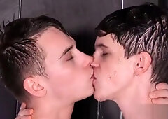 French twinks piss with facial cum