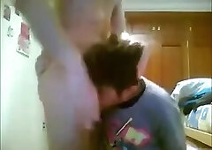 Big cock dominates – rough throat fuck