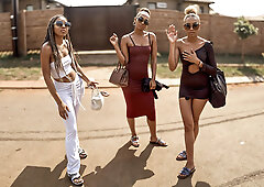 African best friends lesbian pussy eating hardcore threesome