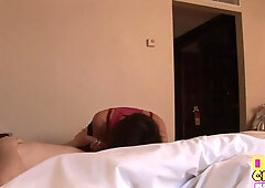 CFNM amateur sex lingerie wife riding hubby knob in hotel r