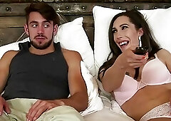 TGirl Melanie Brooks didnt expect that her Stepson will bangs her ass