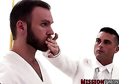 Religious mormon pounding ass bareback