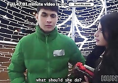 HUNT4K. Begin with a wonderful striptease, get a large wang. Hawt sex with Asandra Dewy