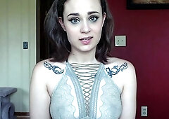 Cute teen anne solo anal masturbation