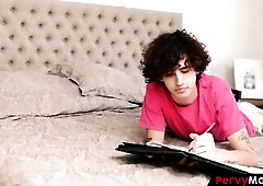 Adorable Sexy Stepmom Gave her Male a Delightsome Full Throat Blow job