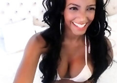 Girl on girl action with black and white babes