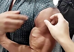 Muscle Worship on Perfect Hunk