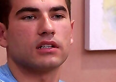 Tattooed tranny seduces dude into sucking his cock and sex