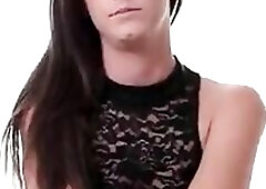 Tall tiny brunette hair takes BBC well