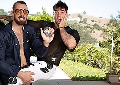 Scarily rough fuck with Aspen and Johnny B