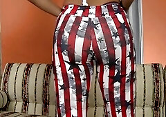 Horny black dude eagerly eats and fucks big tranny booty