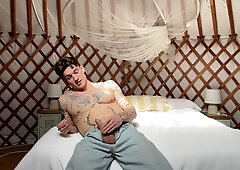 I arrived at my outdoor cabin and thought I need to break the couch in