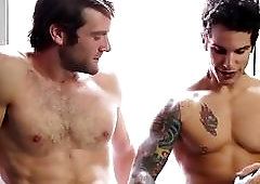 Cute boy with a tight body gets drilled deep