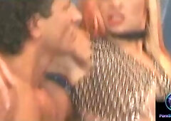 Bobbi Eden and George Uhl's guy fingering pussy scene by Only 3X