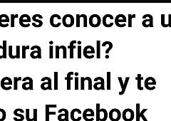 Madura Infiel Mexicana te dejo Su facebook en el movie: Es putisima- Comenten mucho y paso Su Whatsapp