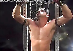 BoundMucle Jocks: Muscular Erik Kalso Tried Escaping From His Master