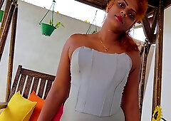 Nilmini Sheron In Ash Colour Try On Queen